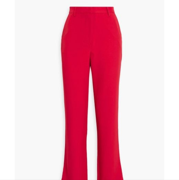 Walter Baker Women's Red Falon Stretch-twill Bootcut Pants - Picture 3 of 10